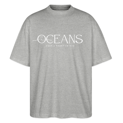 Oceans - Unisex Oversized T-Shirt - Grau meliert
