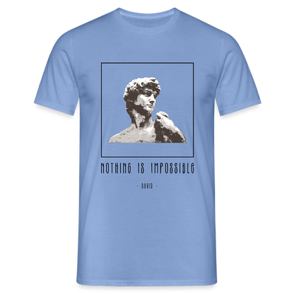 Nichts ist unmöglich - Männer T-Shirt - carolina blue
