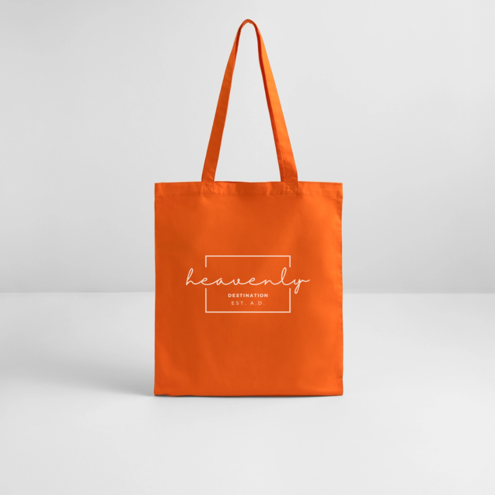 heavenly destination - Stoffbeutel - Tieforange