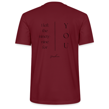 I left the 99 for you - Unisex T-Shirt - Burgunderrot