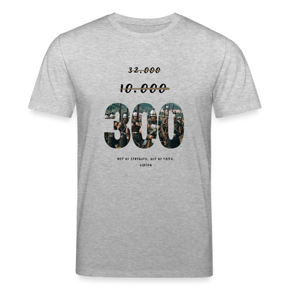 But by faith -300- Männer T-Shirt - Grau meliert