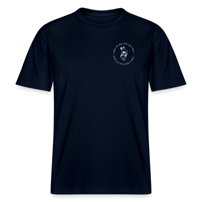 Behüte dein Herz - Unisex Bio-T-Shirt - Navy