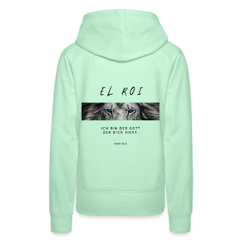 El Roi - Hoodie (Frau) - helles Mintgrün