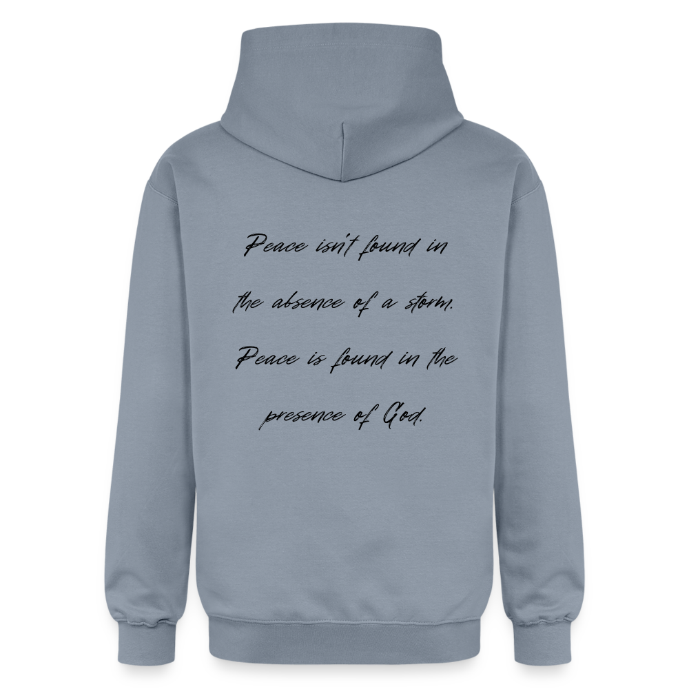 Peace in his presence - Unisex Hoodie - Blau