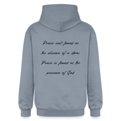 Peace in his presence - Unisex Hoodie - Blau