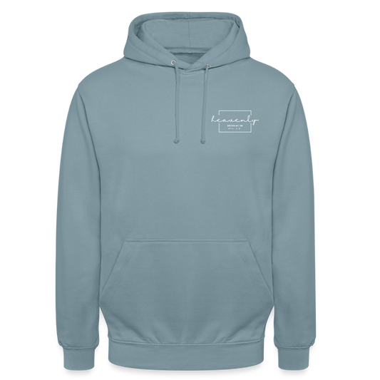 Heavenly destination - Unisex Hoodie - Nebelblau