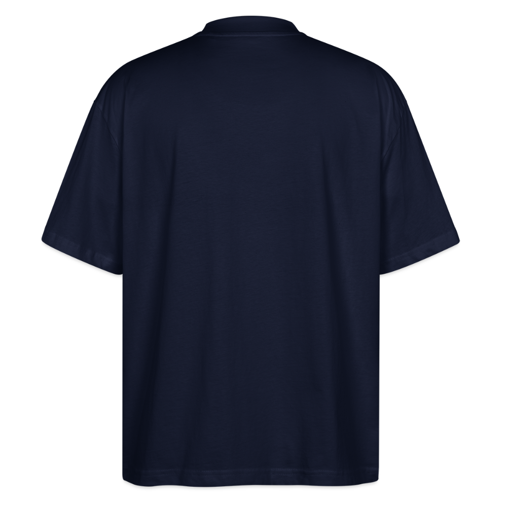 but by faith - Unisex Oversized T-Shirt - Navy