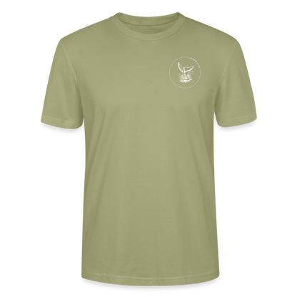 saved by grace - Unisex T-Shirt - Nebelgrün