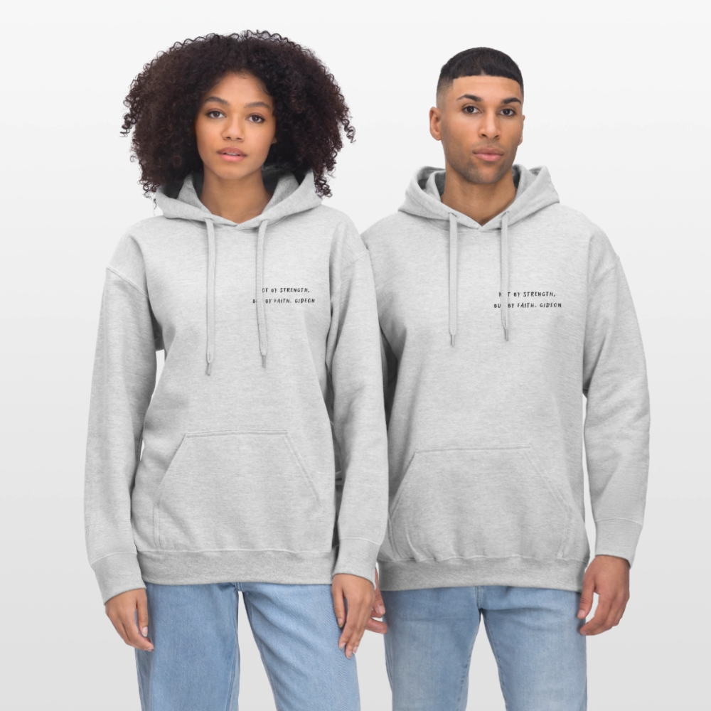 but by faith -300- Unisex Hoodie - Hellgrau meliert