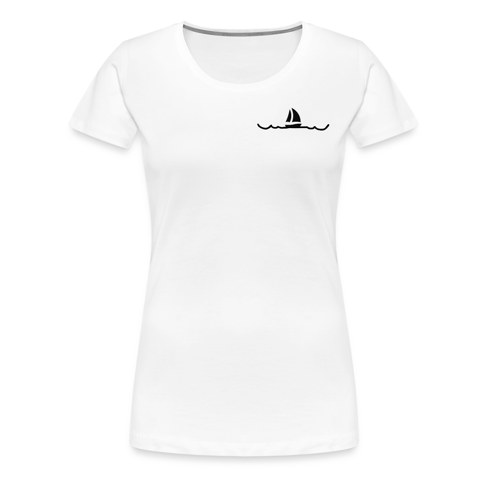 Peace in his presence - Frauen T-Shirt - Weiß