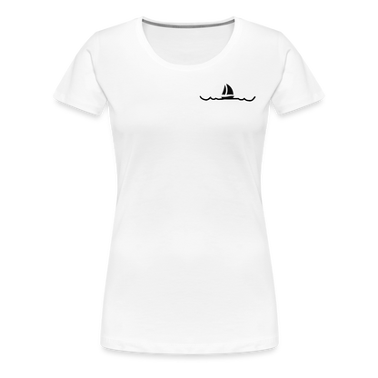 Peace in his presence - Frauen T-Shirt - Weiß