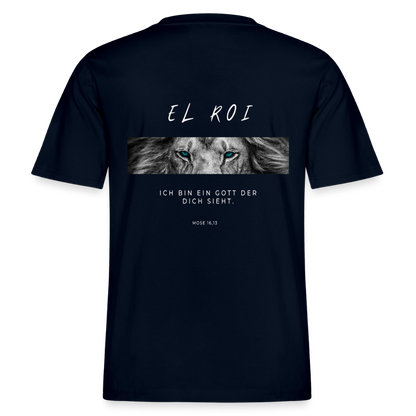 El Roi - Locker geschnittenes Unisex T-Shirt - Navy
