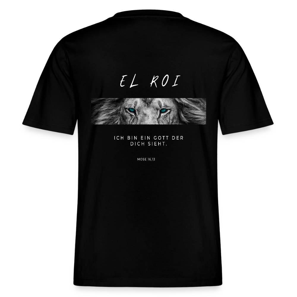 El Roi - Locker geschnittenes Unisex T-Shirt - Schwarz