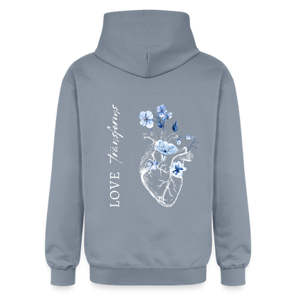Love transforms - Unisex Hoodie - Blau