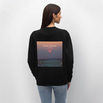 Start walking - Unisex Sweatshirt - Schwarz