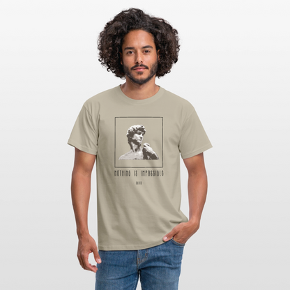 Nichts ist unmöglich - Männer T-Shirt - Sandbeige