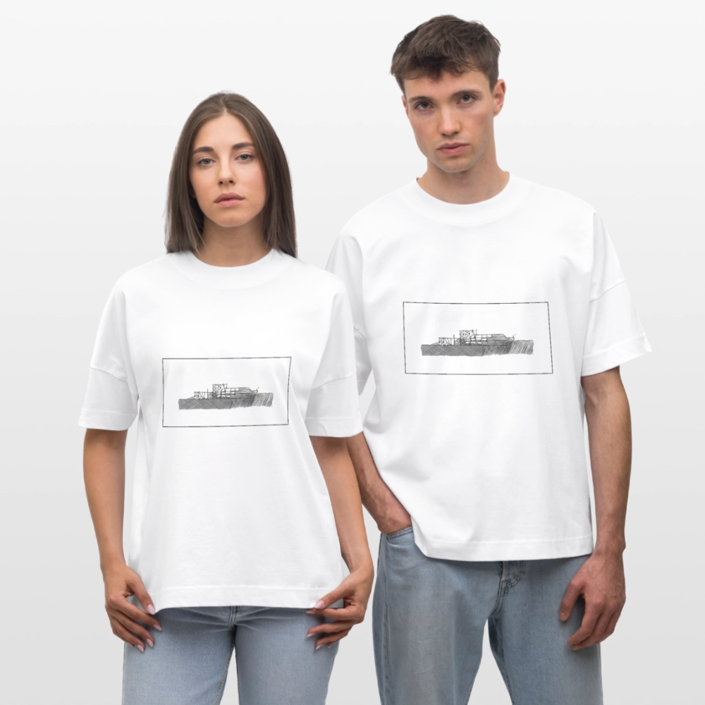 trust - Unisex Oversized Bio-T-Shirt - Weiß