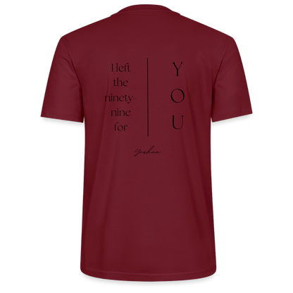 I left the 99 for you - Unisex T-Shirt - Burgunderrot