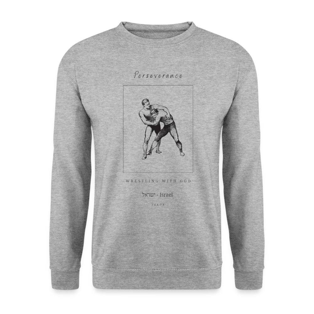 Perseverance - Unisex Pullover - Weißgrau meliert