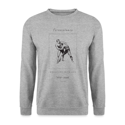 Perseverance - Unisex Pullover - Weißgrau meliert