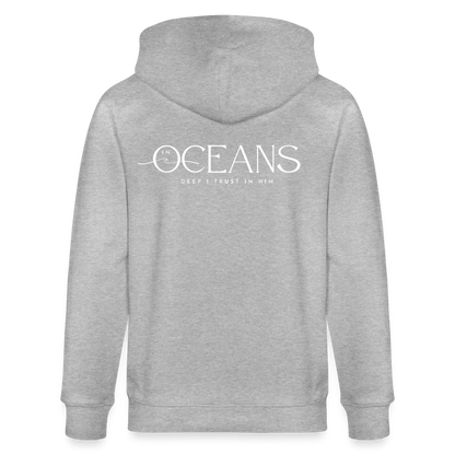 Oceans - Unisex Kapuzenjacke - Grau meliert