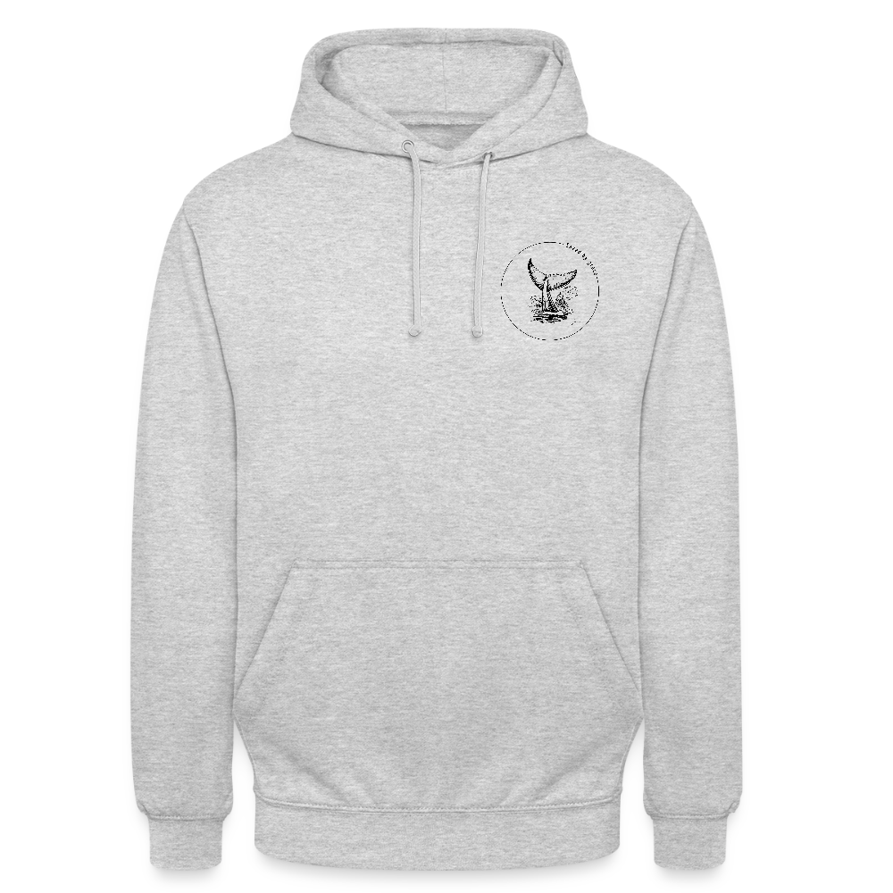 saved by grace - Unisex Hoodie - Hellgrau meliert