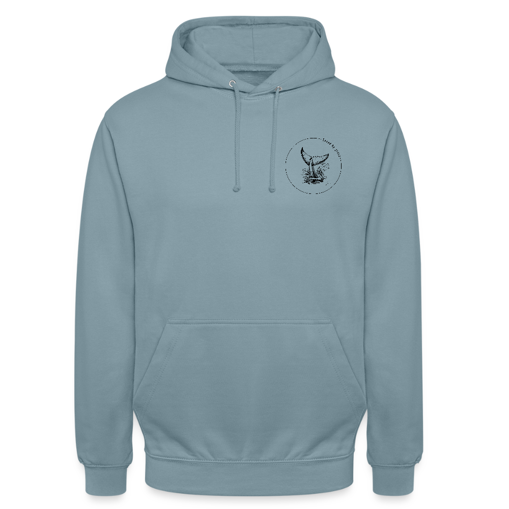 saved by grace - Unisex Hoodie - Nebelblau