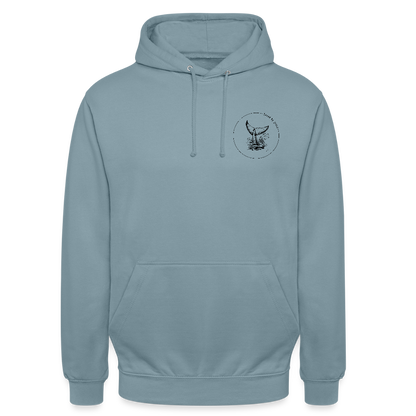 saved by grace - Unisex Hoodie - Nebelblau