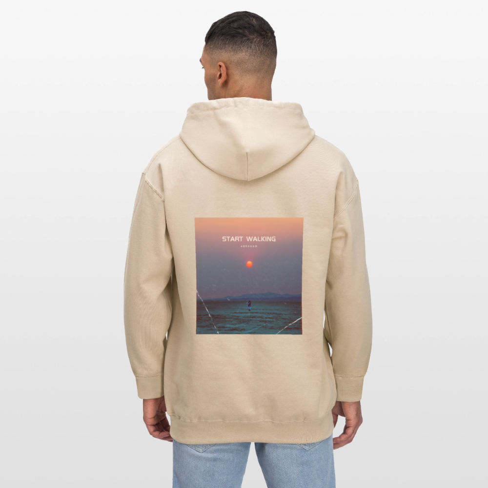 Start walking - Unisex Hoodie - Sand