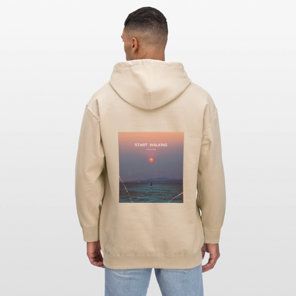Start walking - Unisex Hoodie - Sand