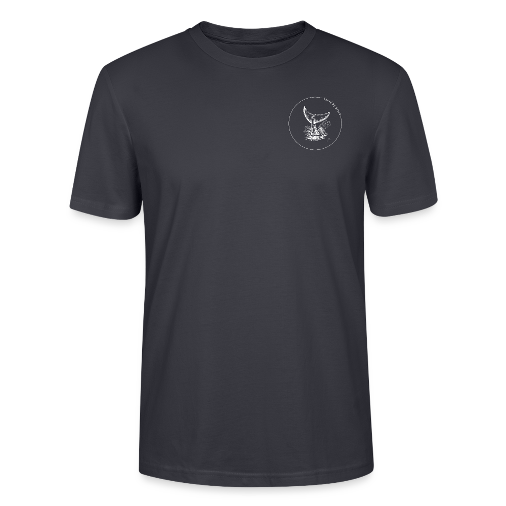 saved by grace - Unisex T-Shirt - Dunkles Graublau