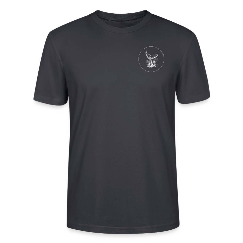 saved by grace - Unisex T-Shirt - Dunkles Graublau