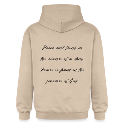 Peace in his presence - Unisex Hoodie - Sand