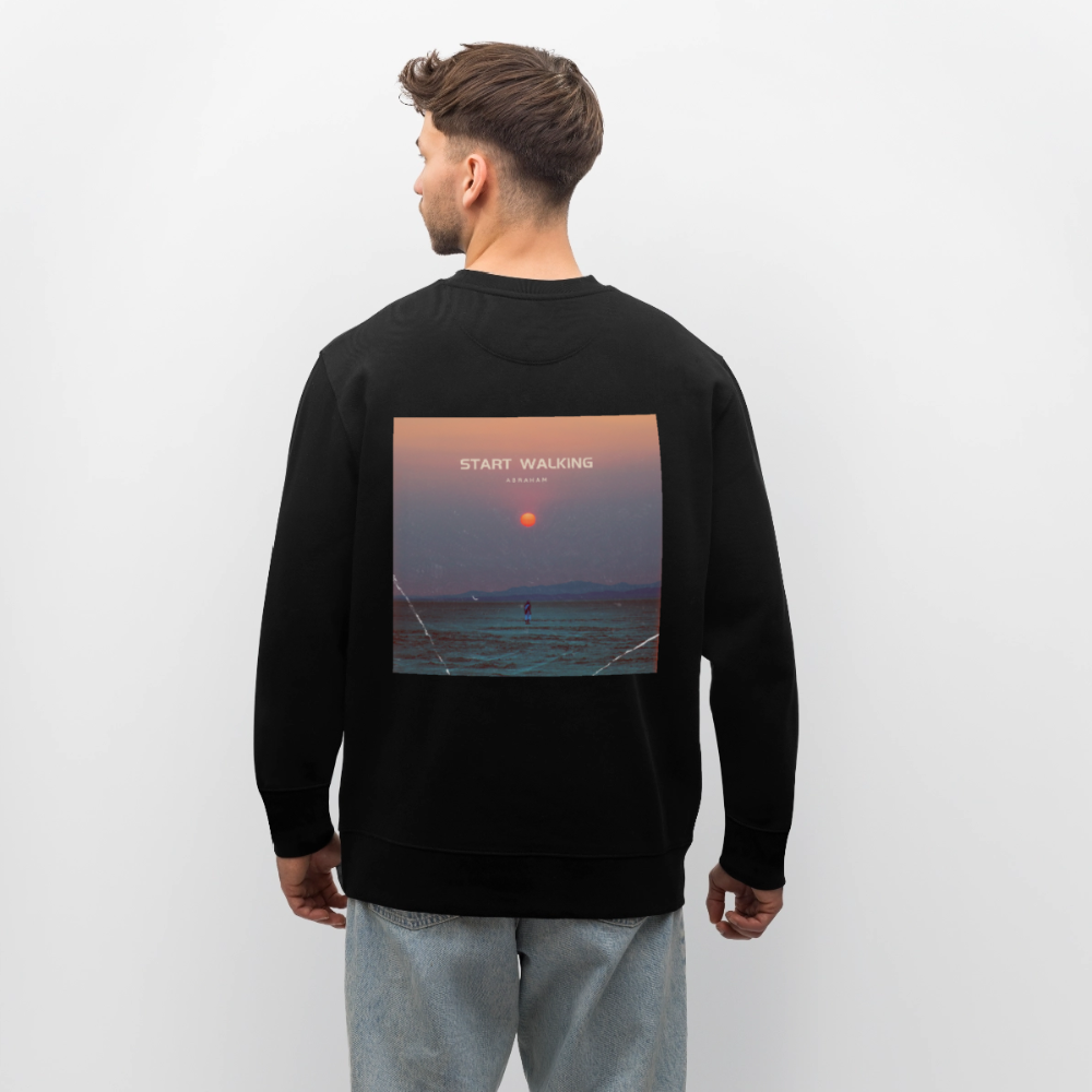 Start walking - Unisex Sweatshirt - Schwarz