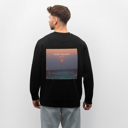 Start walking - Unisex Sweatshirt - Schwarz