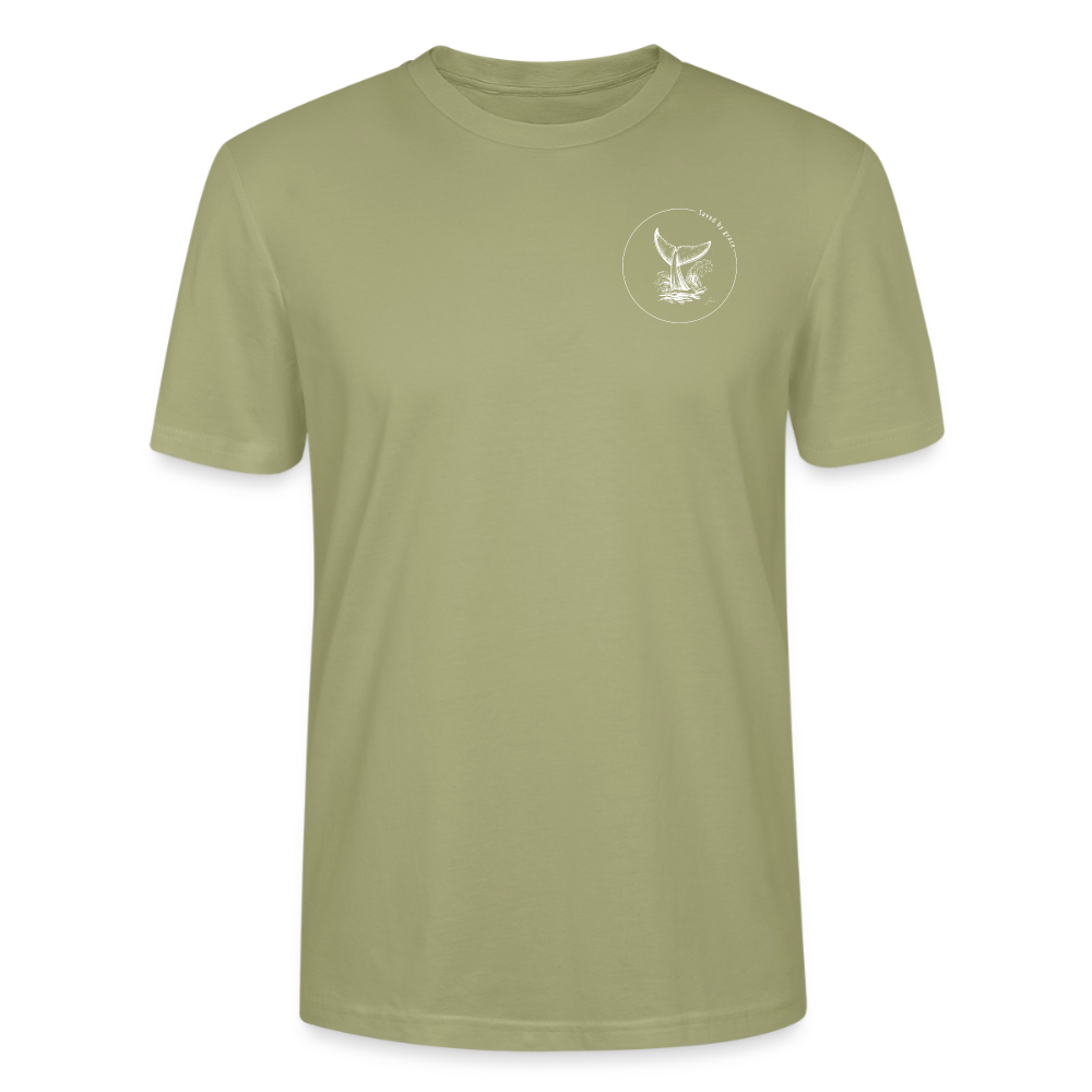 saved by grace - Unisex T-Shirt - Nebelgrün