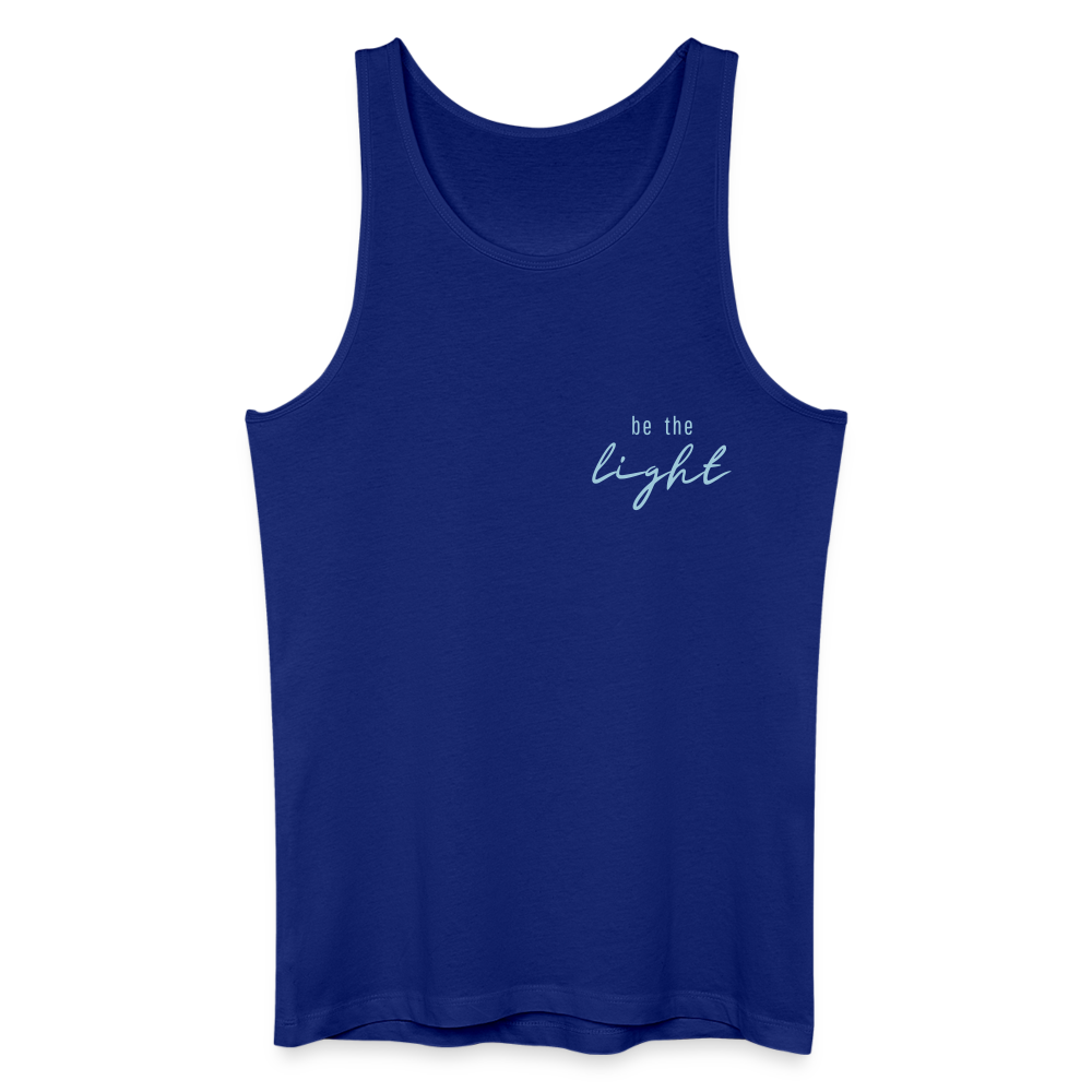 be the light - Tank Top - Königsblau