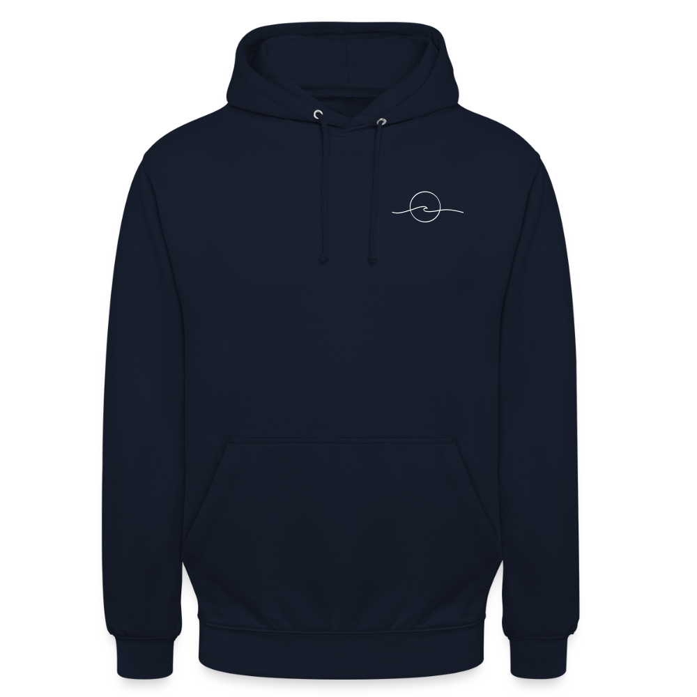Oceans - Unisex Hoodie Backprint - Navy