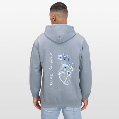 Love transforms - Unisex Hoodie - Blau
