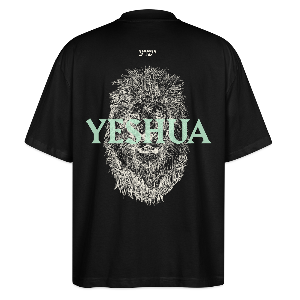 Yeshua Backprint - Unisex Oversized T-Shirt - Schwarz