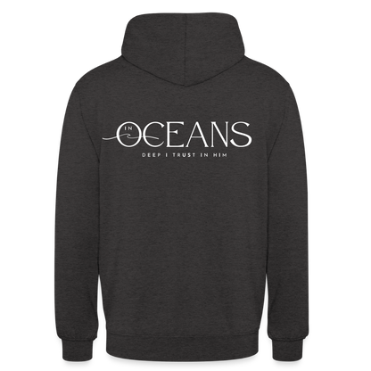 Oceans - Unisex Hoodie Backprint - Anthrazit