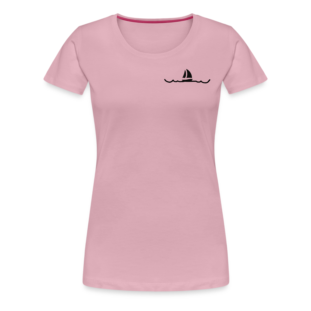 Peace in his presence - Frauen T-Shirt - Hellrosa