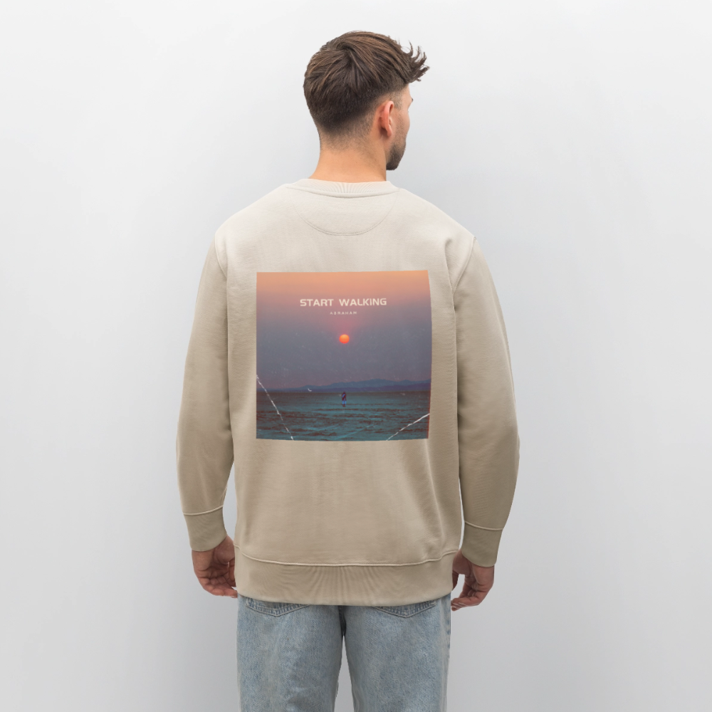 Start walking - Unisex Sweatshirt - Beige