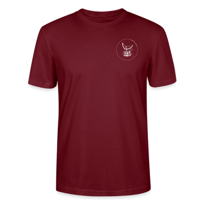 saved by grace - Unisex T-Shirt - Burgunderrot
