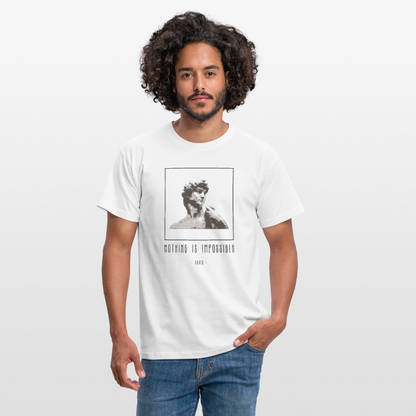 Nichts ist unmöglich - Männer T-Shirt - Weiß