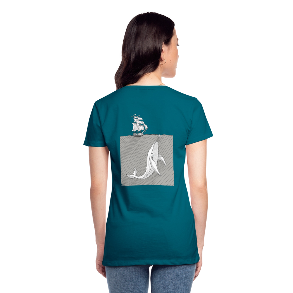 saved by grace - Backprint Frauen T-Shirt - Divablau