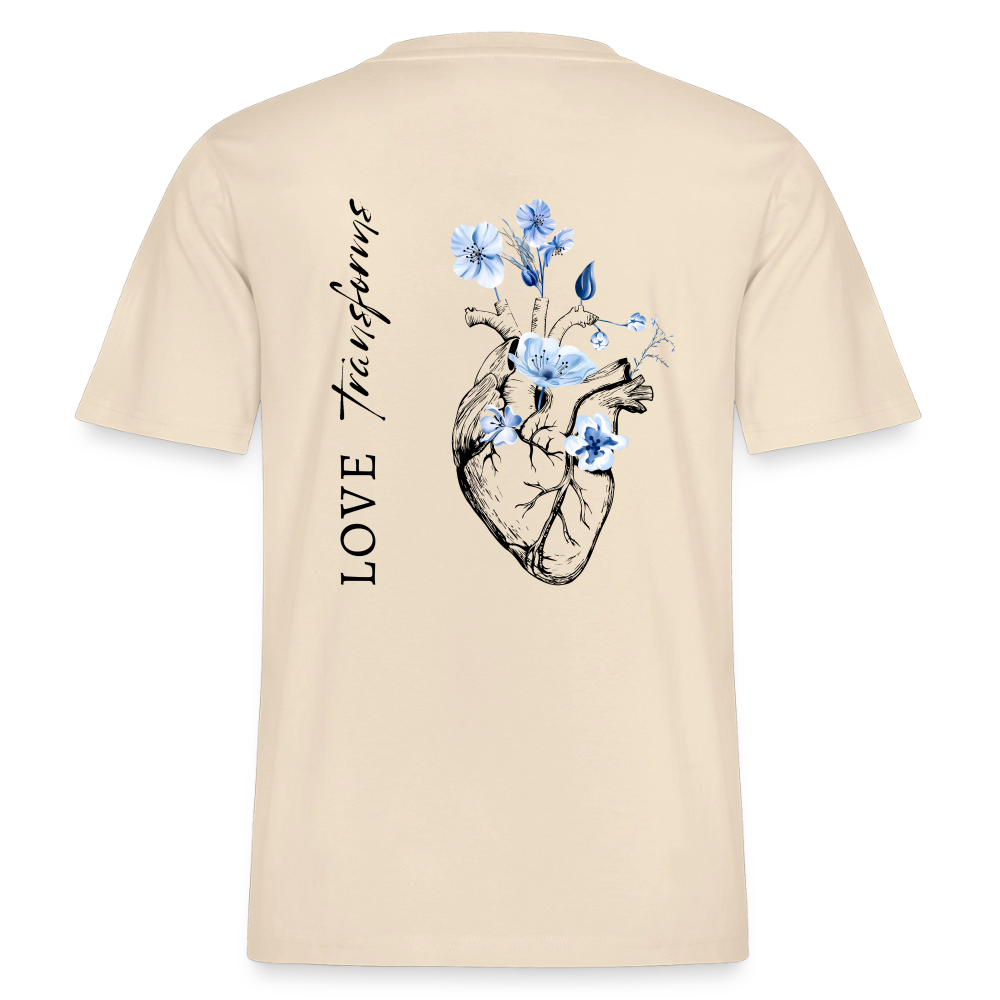 Love transforms - Oversized Unisex T-Shirt - Natur