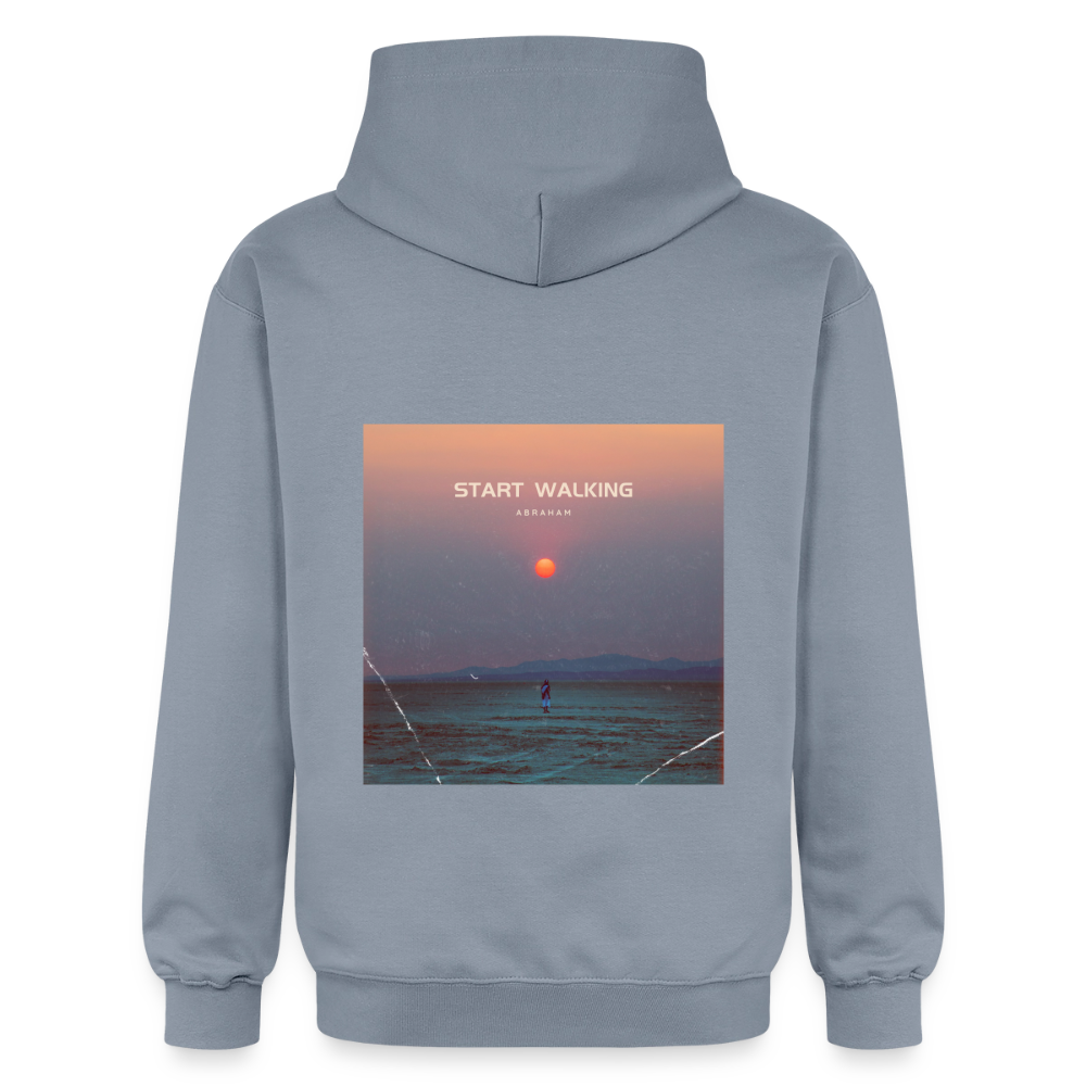 Start walking - Unisex Hoodie - Blau