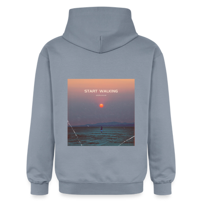 Start walking - Unisex Hoodie - Blau