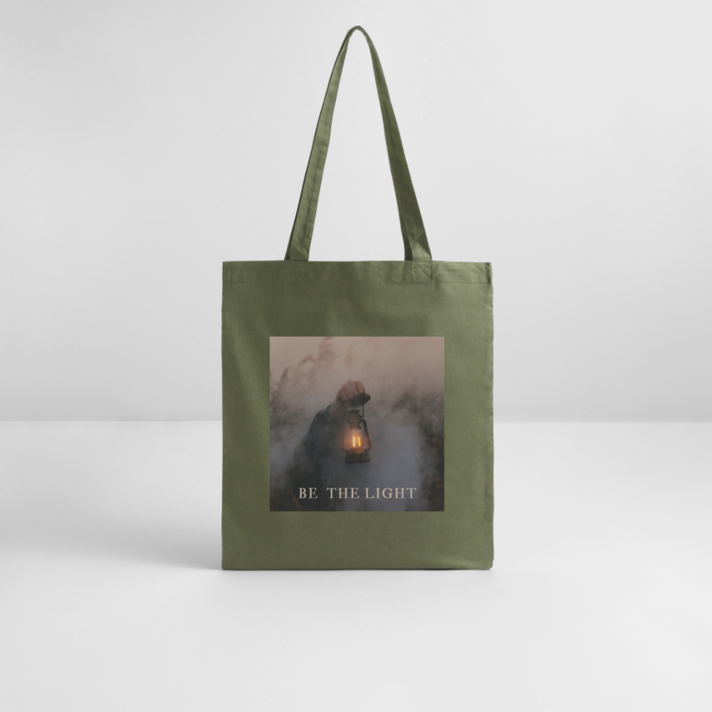 be the light - Stoffbeutel - Khaki